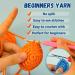HEJIN Crochet Kit for Beginners - 6 PCS Animal Kit with Video Tutorials, Yarn, Eyes, Stuffing, Hook - Perfect Gift for Kids & Adults - Buy Online on GoSupps.com