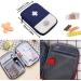 Zimohe 2PCs Waterproof Medication Bag | Large Capacity Empty Medicine Storage for Home Auto Office Camping & Hunting - Blue & Pink - Buy Online on GoSupps.com