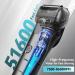 KENSEN Electric Razor for Men - Cordless Waterproof Wet/Dry Shaver with USB Charging and Pop-Up Trimmer - Gray - Buy Online on GoSupps.com