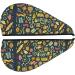 Hair Towel Wrap - Quick Drying Hair Turban with Button | Colorful Hippie Design - Perfect for Easy Drying & Soft Care - Buy Online on GoSupps.com