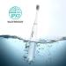 Pessido Sonic Electric Toothbrush - Rechargeable for Adults & Kids | 5 Modes & Timer | 2 Soft Brush Heads & Travel Case | White - Buy Online on GoSupps.com