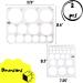 Mr. Pen- Circle Template  2 pcs  Large and Small Size  Circle Stencil  Circle Ruler  Circle Templates for Drafting  Circle Template for Drawing  Circle Tracers for Drawing  Circle Tracer - Buy Online on GoSupps.com