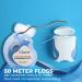 Activated Charcoal Floss with Xylitol and Plant Based Wax | Fresh Mint Flavor | 50 Meters Each (2 Count) - Buy Online on GoSupps.com