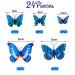 24 Pieces Small Realistic Butterfly Hair Clips in Colorful Blue - Handmade 90s Barrettes for Women and Girls - Buy Online on GoSupps.com