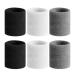 Koboko 6 pieces of welding tape wrist welding band children welding tape wrist men welding tape soft cotton suitable for basketball fitness tennis (black white gray