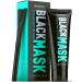 SUNATORIA Blackhead Remover Mask - Activated Charcoal Peel Off Mask - for All Skin Types - Deep Cleansing Mask Black Face Mask with Brush - Blackhead Removal - Black Head Black Mask