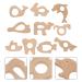 ORFOFE Baby Teether Adorable Wood-Made Animal-Design Teething Toy - Buy Online on GoSupps.com
