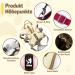 Multi-Purpose Dog Harness & Leash Set | Outbreak-Proof Anti-Train Harness for Small & Medium Dogs - Beige - Buy Online on GoSupps.com