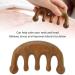 Wooden Massage Comb - Sandalwood Scalp Massager for Head Neck & Shoulder Relief | Meridian Massage Device - Buy Online on GoSupps.com