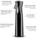 MRTREUP 10oz Hair Spray Bottle - Fine Mist Sprayer for Curly Hair, Hairstyling, Gardening - BPA Free, Black - Buy Online on GoSupps.com