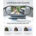 Cyxus Round Blue Light Glasses for Men & Women - UV Blocking Reduce Eye Strain Stylish Nerd Glasses (8065T01 Black - Buy Online on GoSupps.com