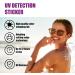 Sunscreen Indicator Sticker Color Changing Ultraviolet Detection Sticker 120 Pieces for Outdoor Activities (#3) - Buy Online on GoSupps.com