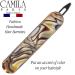 Camila Paris CP2818 French Handmade Onyx Hair Barrette Clip for Girls - Metal-Free Strong Hold Grip, Durable Styling - Made in France - Buy Online on GoSupps.com