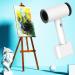 Travel Hair Dryer Portable Cordless Hair Dryer with Hot and Cold Air Small Foldable Wireless Hair Dryer for Hairdressing Oil Painting Drying