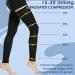 Beister 15-20 mmHg Thigh High Compression Stockings for Men & Women - Medical Grade Footless Graduated Support Sleeves for Varicose Veins, Edema, DVT - Black - Buy Online on GoSupps.com