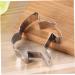 Milisten 5 Pcs Professional Baking Supplies Heart Shaped Molds Stainless Steel Baking Molds Musical Instrument Molds Musibi Molds Cookie Molds Biscuit Cake Fruit Set medium Silver - Buy Online on GoSupps.com