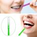 100-Piece Interdental Brush Set for Oral Hygiene - Dental Flossing Tool with Stylish Colors - Buy Online on GoSupps.com