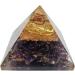 Large Amethyst Orgone Pyramid - Powerful EMF Protection & Meditation Healing Crystal - Buy Online on GoSupps.com