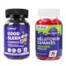 careleaf Non-Melatonin Sleep Aid Gummies with Free Melatonin Gummies Sleep Support