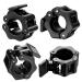 Varhhuxha dumbbells dumbbell closure barbell clamps collar clips lock quick lock for workout weightlifting training fitness accessories 4 pc dumbbell closure