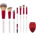 Professional Luvia Makeup Brush Set Gift Idea Prime Vegan Memories Velvet Red Pearl 7 Make-Up Brushes Including Brush Storage and Blender Sponge Prime Vegan Memories Set - Buy Online on GoSupps.com