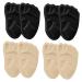 Mobestech 4 Pairs Sponge Forefoot Pad Reed Diffuser Sticks Flowers High-Heel Insoles Foot Care Pad Anti Slip Shoe Pads Shoe Inserts Front Palm Pad 4d Mesh Stretch Fabric High Heel