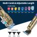 Vsmooth Professional Zero Gapped Hair Clippers for Men - Cordless Barber Clippers Electric Grooming Kit in Gold - Buy Online on GoSupps.com
