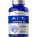 Piping Rock Acetyl L-Carnitine 500mg | 200 Capsules | Acetyl L-Carnitine HCL | Non-GMO Gluten Free Supplement
