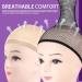 Nude Nylon and Black Mesh Wig Caps Set for Women - 6PCS FANDAMEI Wig Caps for Halloween Cosplay - Buy Online on GoSupps.com
