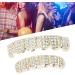Hip Hop Teeth Brace Hip Hop Teeth Fashionable for Halloween Party for Hip Hop Fashion Shows for Concert for Men for Women(gold) - Buy Online on GoSupps.com
