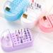 30 Holes Nail Drill Bits Storage Box Nail Grinding Head Holder Stand Display Cleanser Dustproof Manicure Organizer Nail Drill Bit Organizer Foot Care Home Use Pink - Buy Online on GoSupps.com