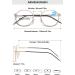 Buy Lanomi Blue Light Filter Reading Glasses - UV400 Protection Thin Metal Oval Frame 2.5 Diopters - Stylish & Comfortable for Men & Women - Buy Online on GoSupps.com