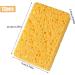 Dish Sponge 12Pcs Non-Scratch Scrub Sponge Absorbent Kitchen Sponges Quick Foaming Dish Scrubber Pads for Effortless Cleaning Dishes Pots Pans Yellow - Buy Online on GoSupps.com