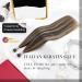 Moresoo Keratin I Tip Extensions - Real Hair Dark Brown & Caramel Blonde 45 cm Silky Soft Remy Hair 50s Pack 0.8g/s - Buy Online on GoSupps.com