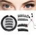 Magnetic Eyelashes Natural Look Magnetic Eyelashes without Eyeliner Reusable Magnetic Eyelashes Kit False Magnetic Eyelashes with Applicator Waterproof Magnetic Lashes Magnetic Eyelashes No Glue