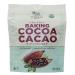 P2P Organic Gourmet Baking Cocoa Powder Unsweetened Processed Biologique Cacao Beans Resealable Bag 25 Oz 1 Pack