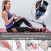 Starktape Foot and Leg Stretcher - Plantar Fasciitis, Heel Spurs, Foot Drop Relief Strap Loops - Improve Strength, Stretches, Achilles Tendonitis, Calf Pain Relief - Red - Buy Online on GoSupps.com
