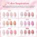 AZUREBEAUTY Dip Powder Nail Kit 6 Colors Jelly Pink Nude & Hot Pink | French Nail Art DIY Set | No Lamp Needed | Perfect Mother s Day Gift - Buy Online on GoSupps.com
