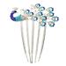 FRCOLOR Diamond Phoenix Hair Comb Bridesmaid Hair Comb Pearl Hair Comb Rhinestone Barrettes Rhinestone Headpiece Bridal Hair Clip Tiara Hair Comb Accessories Winter Alloy Miss Wedding Clip