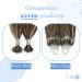Youngsee Real Hair Extensions - 50cm Nano Ring Dark Brown with Caramel Blonde Highlights - Cold Fusion 50g #P4/27 - Buy Online on GoSupps.com