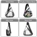 HULISEN Clear PVC Sling Stadium Backpack - Black | Adjustable Strap | Stadium Approved - Buy Online on GoSupps.com