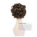 Yamel Curly Bun Scrunchie Hairpiece in Light Brown for Women - Synthetic Updo Combs Extension - Buy Online on GoSupps.com