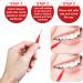 100 Interdental Brushes - Oral Hygiene Tooth Cleaning Tool - Red Blue Green Light Blue | International Shipping Available - Buy Online on GoSupps.com