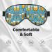 SSIMOO Beer Bubble Print Eye Mask - Double-Sided Soft & Light Blocking for Better Sleep Black - Order Internationally - Buy Online on GoSupps.com