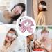 2 Pcs Silk Satin Eye Masks - Adjustable Sleep Masks for Games | Pink Black & White - Smooth Blindfolds for Ultimate Comfort - Buy Online on GoSupps.com