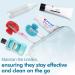 Nincha Snap-on Toothbrush Head Cover - Pack of 6, Multiple Colors | For Manual & Powered Toothbrushes - Buy Online on GoSupps.com