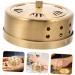 Fomiyes 4-Pack Adjustable Smoke-Free Moxibustion Box - Copper Body Massage Tool Household Appliances 8x8x4.5cm - Buy Online on GoSupps.com