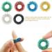 Miokycl 6Pcs Spiky Sensoric Finger Massage Rings - Stress Relief Acupressure Toys in Gold Silver Black Red Blue Green | International Shipping - Buy Online on GoSupps.com