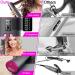Wireless Auto Hair Curler | Adjustable Temperature & Timer | Cordless Curling Iron with LCD Display | Portable Rechargeable Fast Heating Hair Wand - Buy Online on GoSupps.com