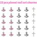 25 Pieces Planet Nail Art Charms - 3D Cross & Saturn Rhinestone Nail Gems | Shiny Acrylic Nail Accessories for Women - Buy Online on GoSupps.com